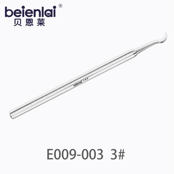 Benlai Dental Scaler E009-003 BJD 3#, Single End, 5.5 Octagonal Handle